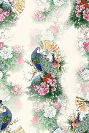 绿植树叶印花华亿平台图片