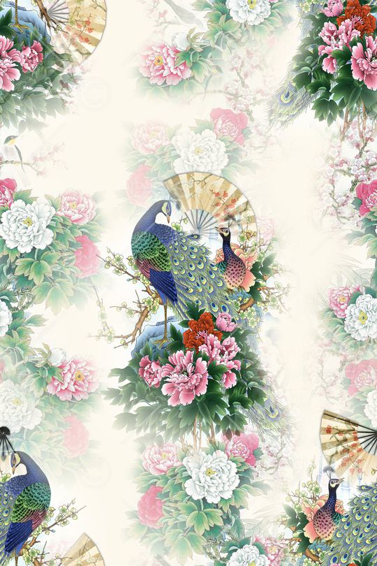 绿植树叶印花华亿平台图片