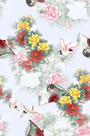 绿植树叶印花华亿平台图片