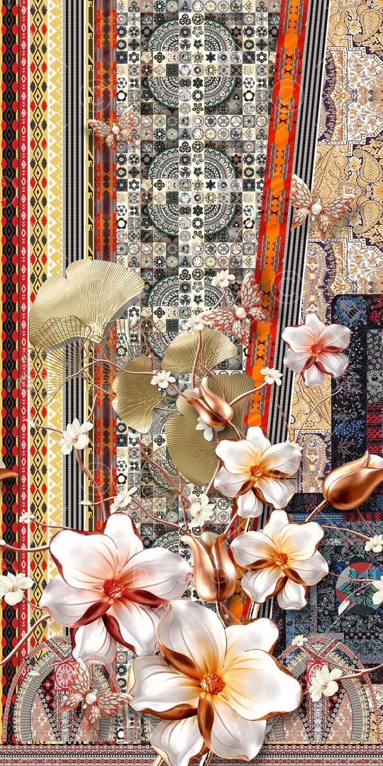 女装定位花印花华亿平台图片