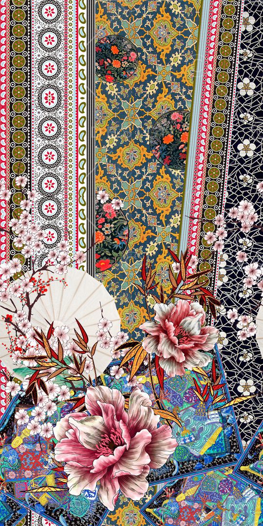 女装定位花印花华亿平台图片