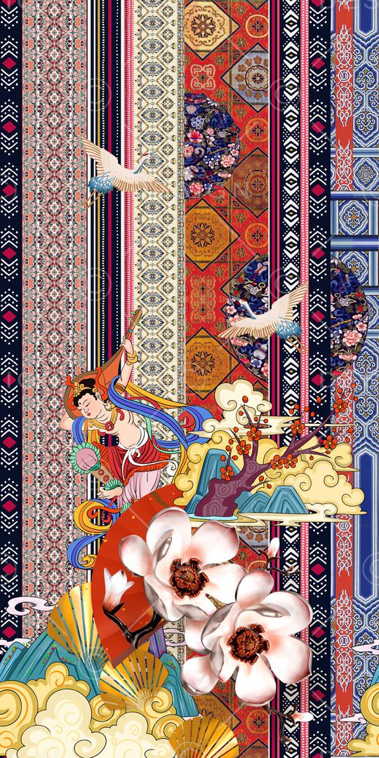 女装定位花印花华亿平台图片