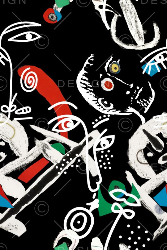 几何印花华亿平台图片