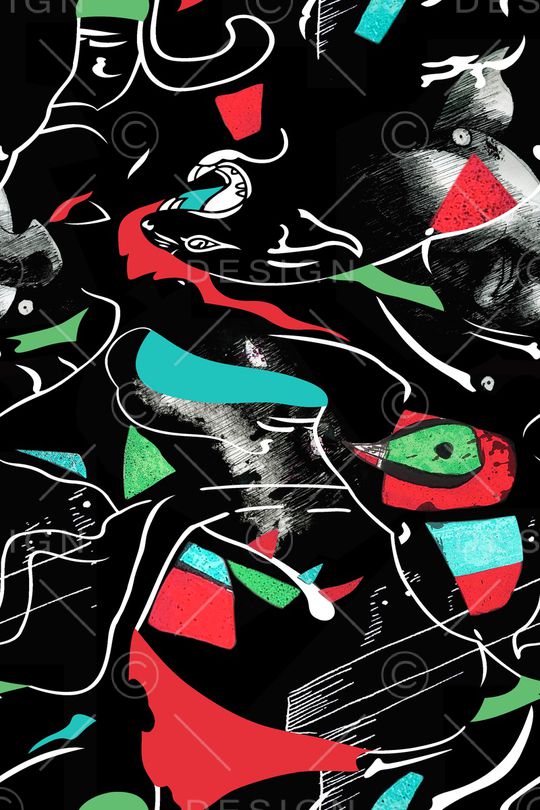 几何印花华亿平台图片