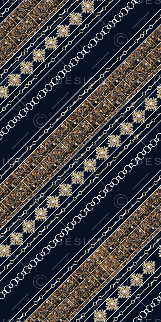 几何花卉印花华亿平台图片