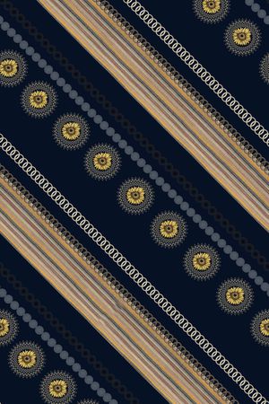 几何花卉印花华亿平台图片