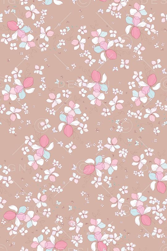 抽象花卉印花华亿平台图片