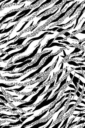 斑马纹印花华亿平台图片