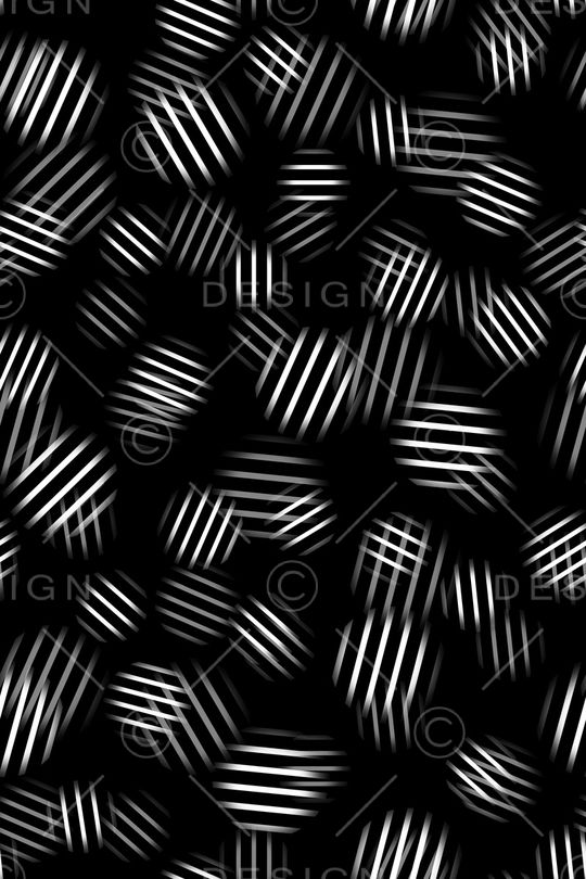 黑底花卉印花华亿平台图片