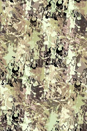 抽象男装印花华亿平台图片