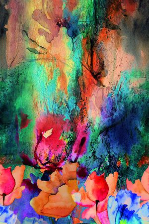 彩底花卉印花华亿平台图片