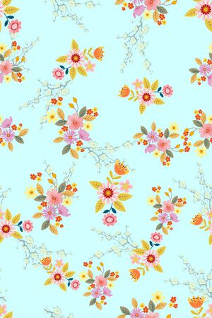 连衣裙印花华亿平台图片