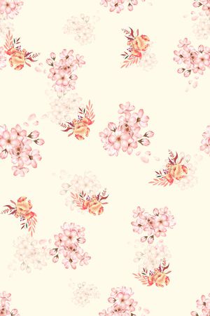 连衣裙印花华亿平台图片