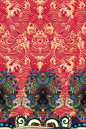 几何印花华亿平台图片