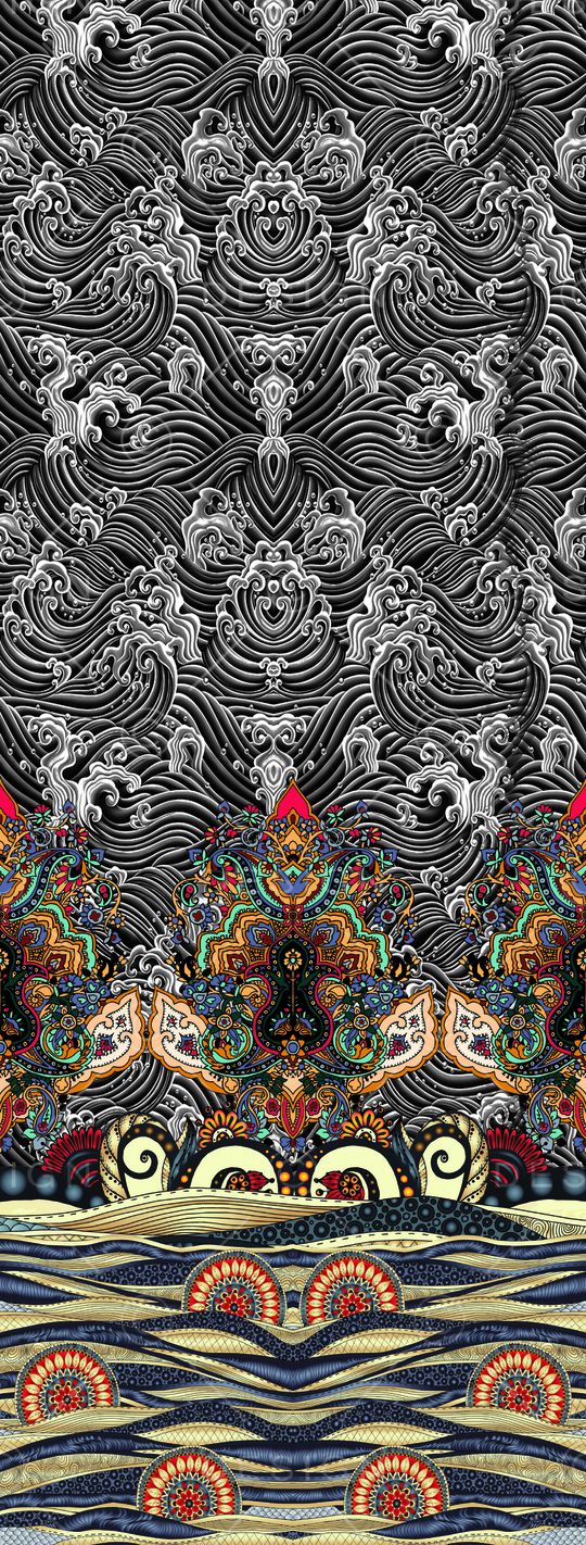 几何印花华亿平台图片