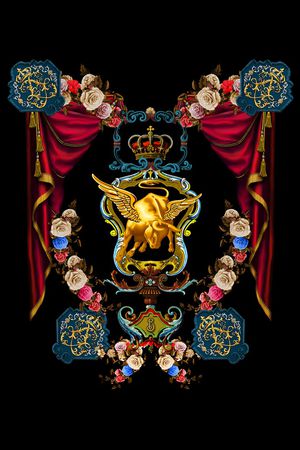 定位花印花华亿平台图片