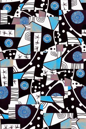 几何印花华亿平台图片