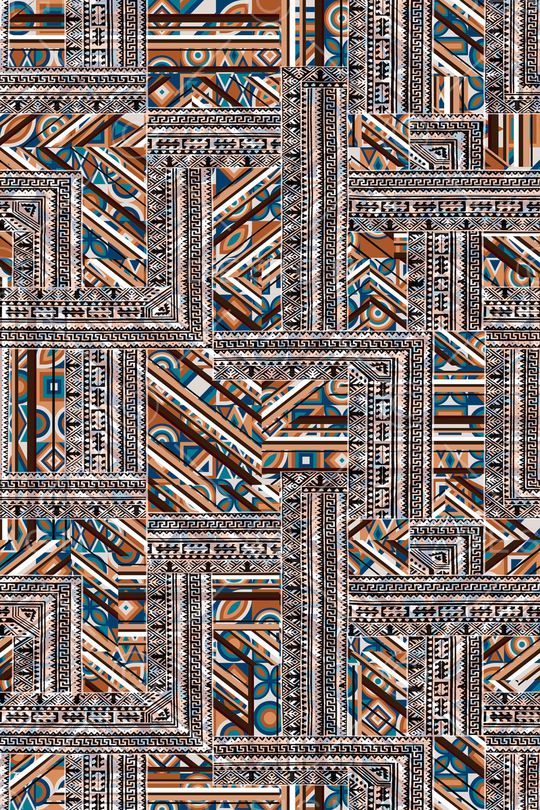 几何印花华亿平台图片