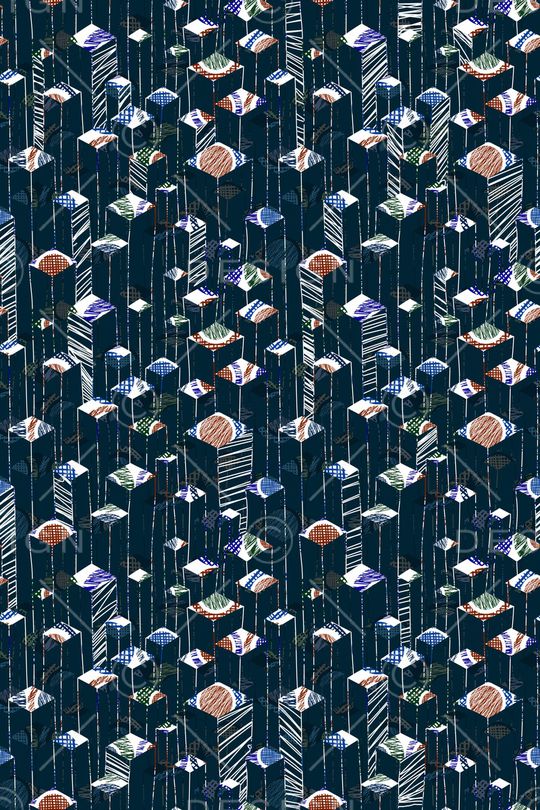 线条印花华亿平台图片