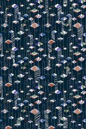 线条印花华亿平台图片