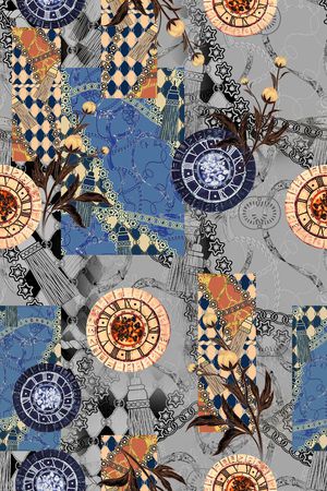 几何印花华亿平台图片