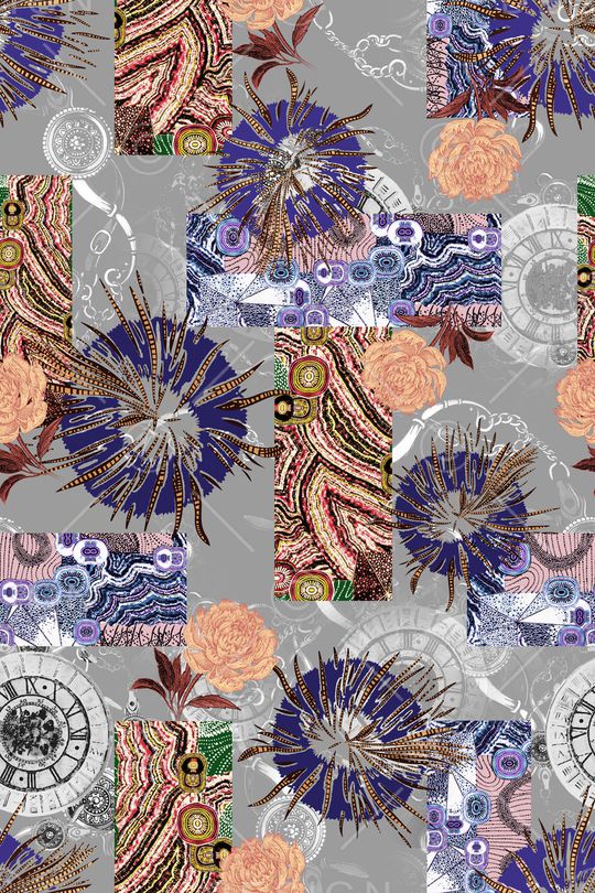 几何印花华亿平台图片