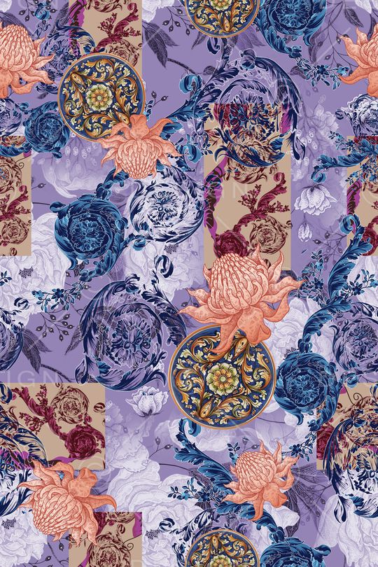 几何印花华亿平台图片