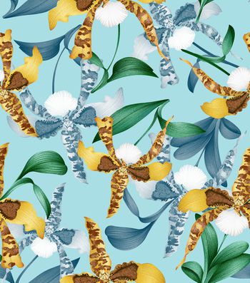 绿植树叶印花华亿平台图片