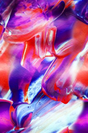 抽象花卉印花华亿平台图片