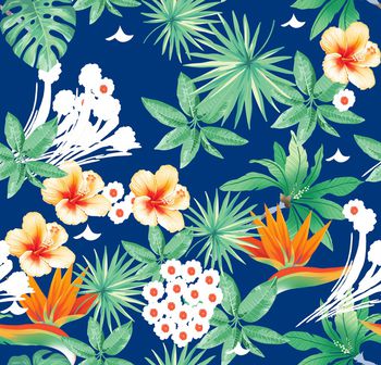 绿植树叶印花华亿平台图片