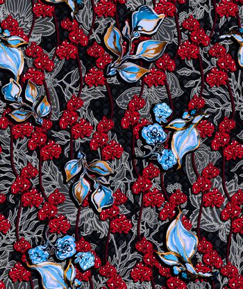 连衣裙印花华亿平台图片