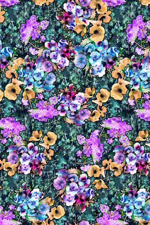 连衣裙印花华亿平台图片