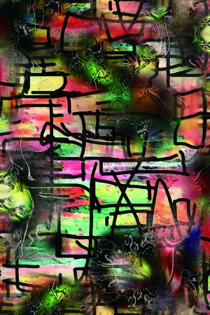 几何印花华亿平台图片