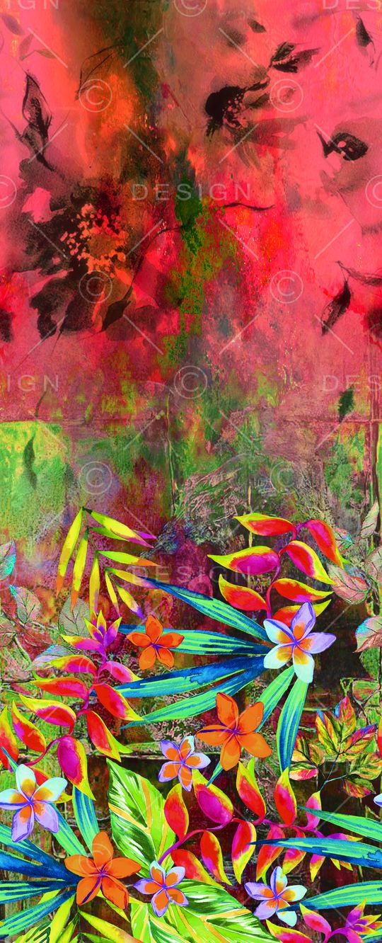 女装定位花印花华亿平台图片