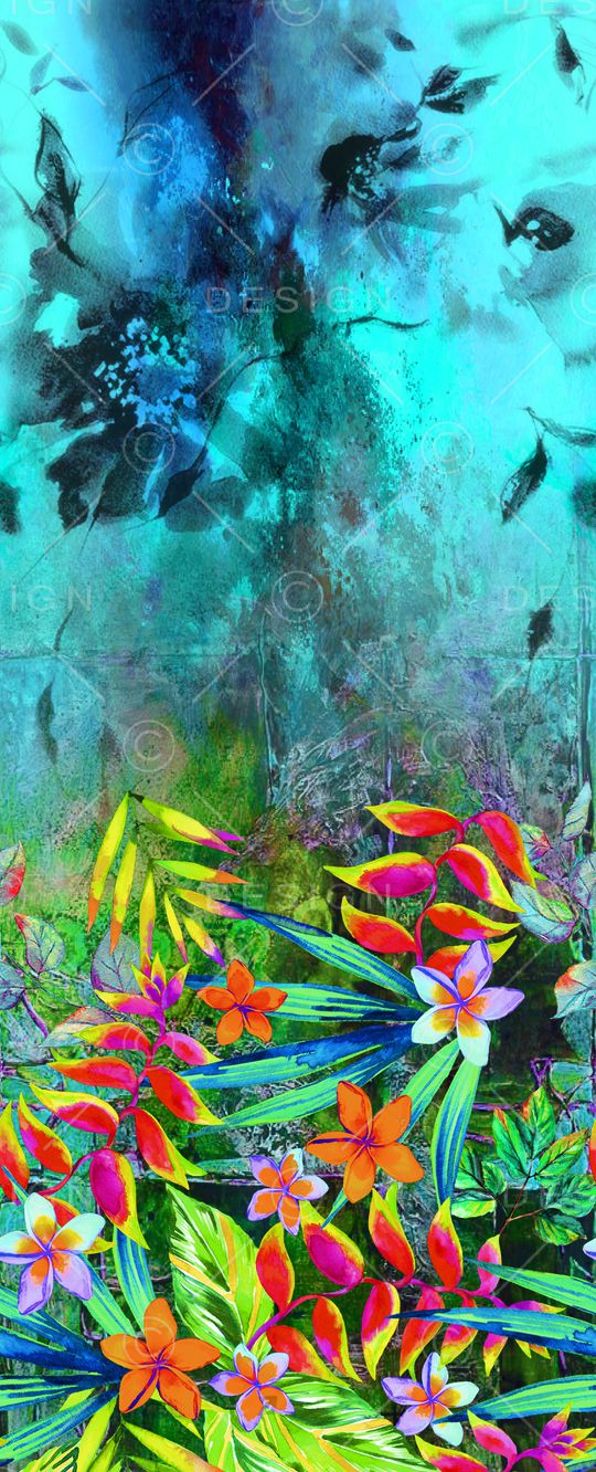 女装定位花印花华亿平台图片