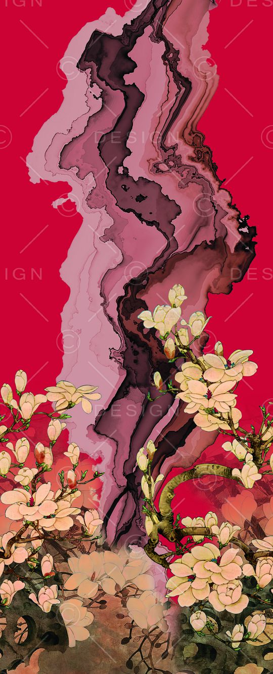 女装定位花印花华亿平台图片