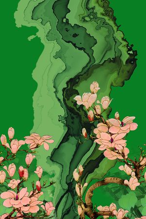 女装定位花印花华亿平台图片