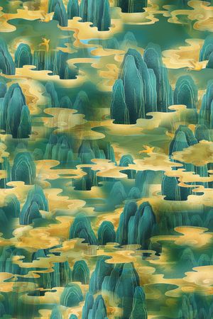 抽象印花华亿平台图片