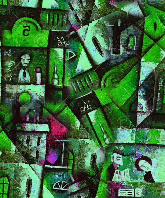 几何印花华亿平台图片