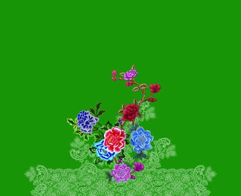 女装定位花印花华亿平台图片