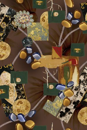 几何印花华亿平台图片