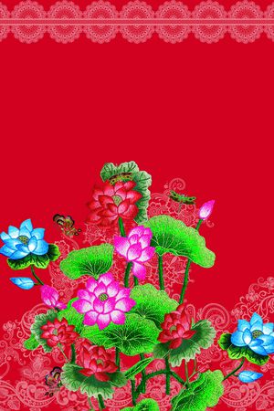 女装定位花印花华亿平台图片