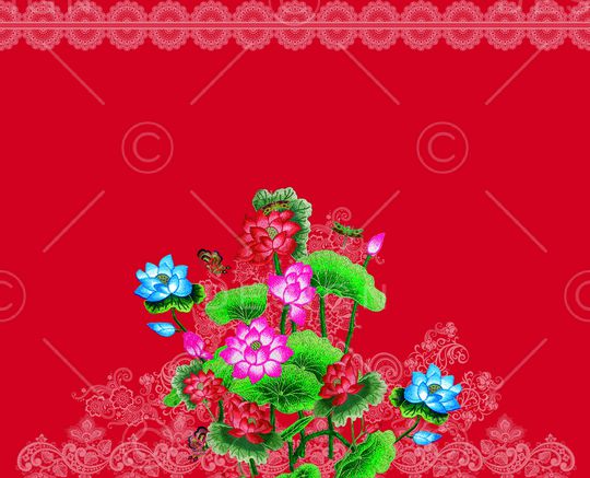 女装定位花印花华亿平台图片