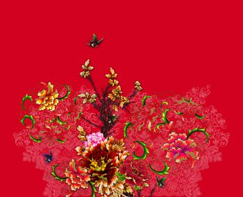 女装定位花印花华亿平台图片