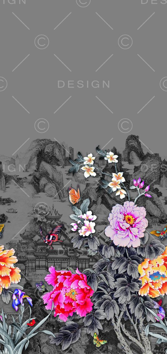 女装定位花印花华亿平台图片