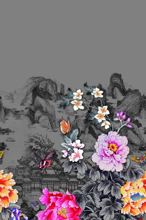 女装定位花印花华亿平台图片