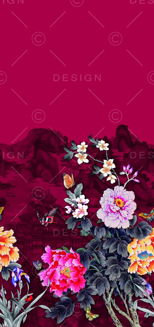 女装定位花印花华亿平台图片