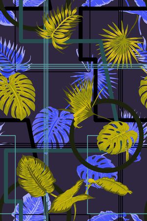 绿植树叶印花华亿平台图片