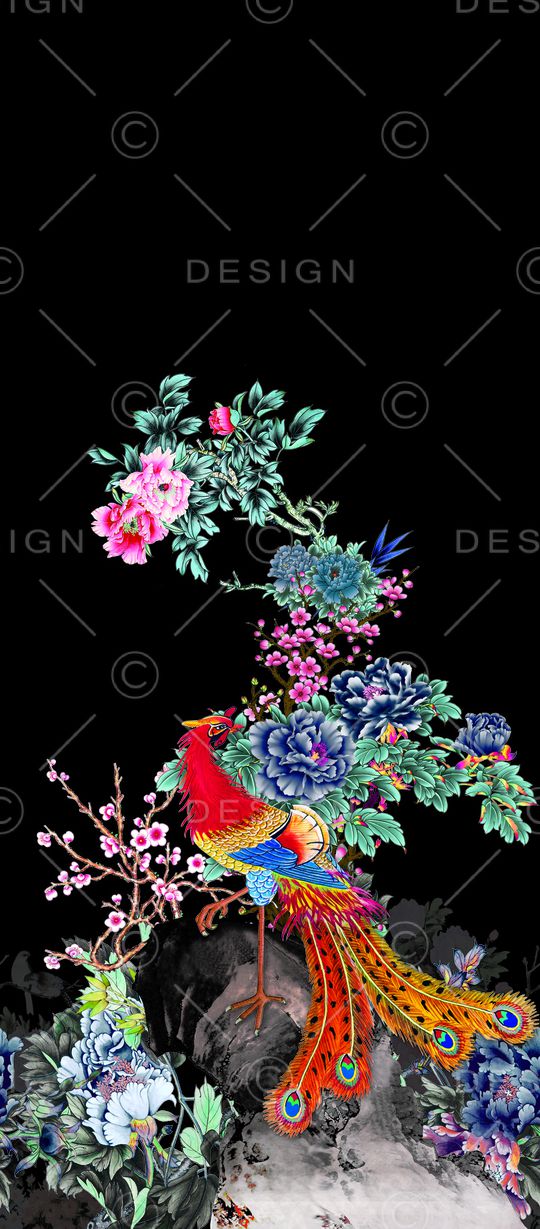 女装定位花印花华亿平台图片