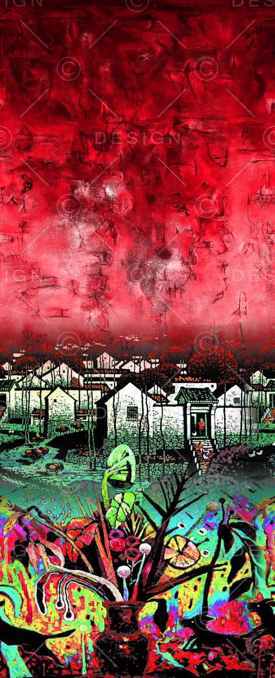 女装定位花印花华亿平台图片